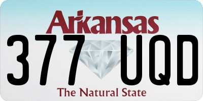 AR license plate 377UQD