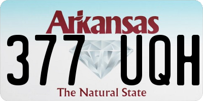 AR license plate 377UQH