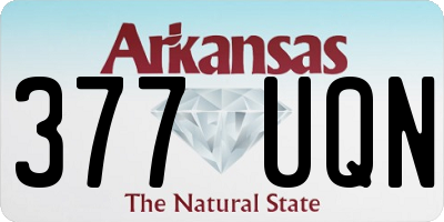 AR license plate 377UQN