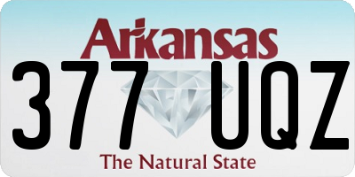 AR license plate 377UQZ