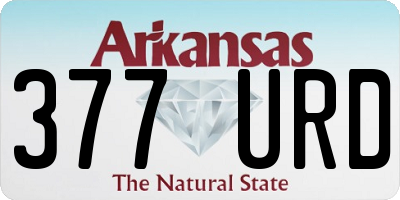 AR license plate 377URD