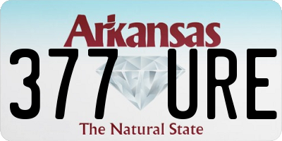 AR license plate 377URE