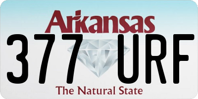 AR license plate 377URF