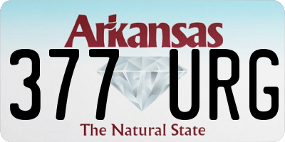 AR license plate 377URG