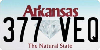 AR license plate 377VEQ