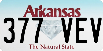 AR license plate 377VEV