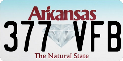 AR license plate 377VFB
