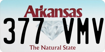 AR license plate 377VMV