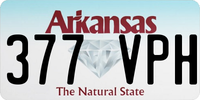 AR license plate 377VPH