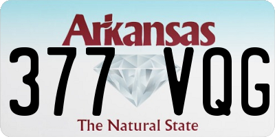 AR license plate 377VQG