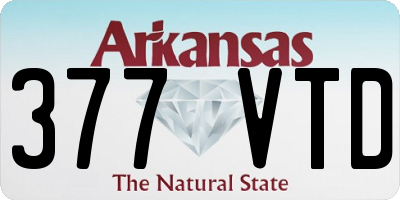 AR license plate 377VTD
