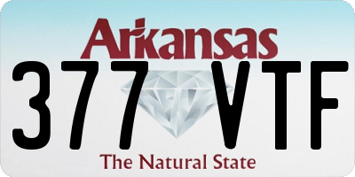 AR license plate 377VTF