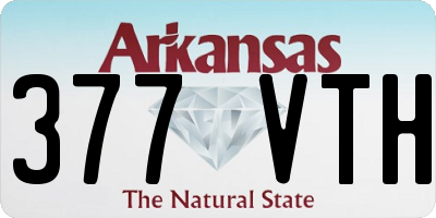 AR license plate 377VTH