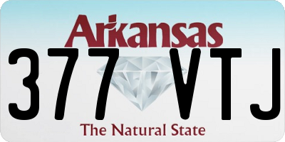 AR license plate 377VTJ