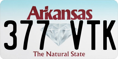 AR license plate 377VTK