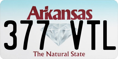 AR license plate 377VTL