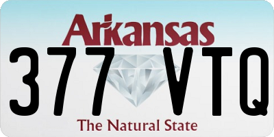 AR license plate 377VTQ