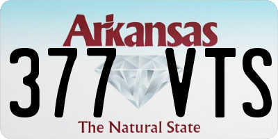AR license plate 377VTS