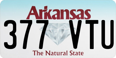 AR license plate 377VTU