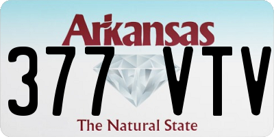 AR license plate 377VTV