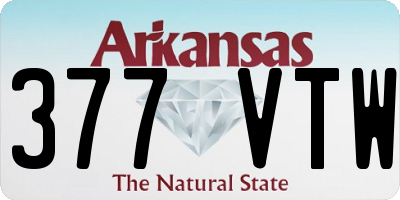 AR license plate 377VTW