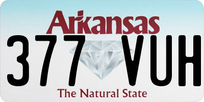 AR license plate 377VUH