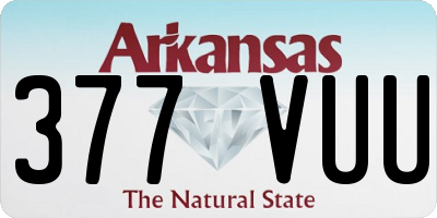 AR license plate 377VUU