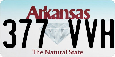 AR license plate 377VVH