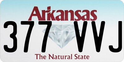 AR license plate 377VVJ