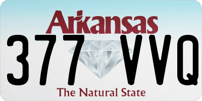 AR license plate 377VVQ