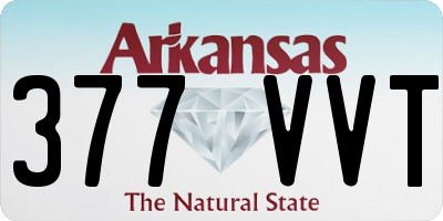 AR license plate 377VVT