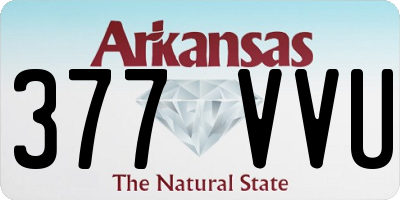 AR license plate 377VVU