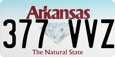 AR license plate 377VVZ