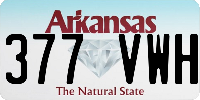 AR license plate 377VWH