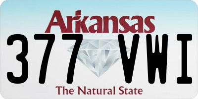 AR license plate 377VWI