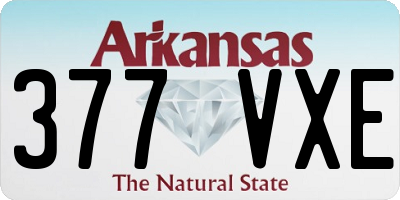 AR license plate 377VXE