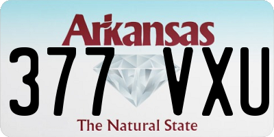 AR license plate 377VXU