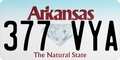 AR license plate 377VYA