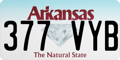 AR license plate 377VYB