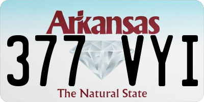 AR license plate 377VYI
