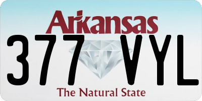 AR license plate 377VYL