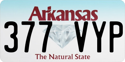 AR license plate 377VYP