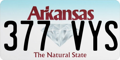 AR license plate 377VYS