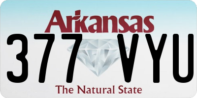 AR license plate 377VYU