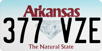 AR license plate 377VZE