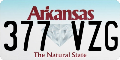 AR license plate 377VZG