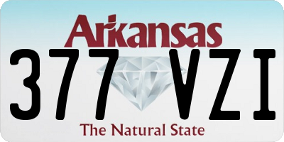 AR license plate 377VZI