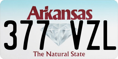 AR license plate 377VZL