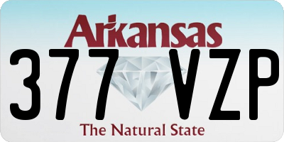 AR license plate 377VZP