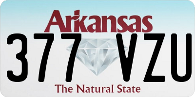 AR license plate 377VZU
